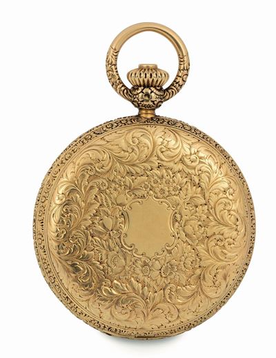 Vacheron&constantin, Geneve, Movimento No. 312274. Orologio da Tasca, in Oro Giallo 18k con Motiv...
