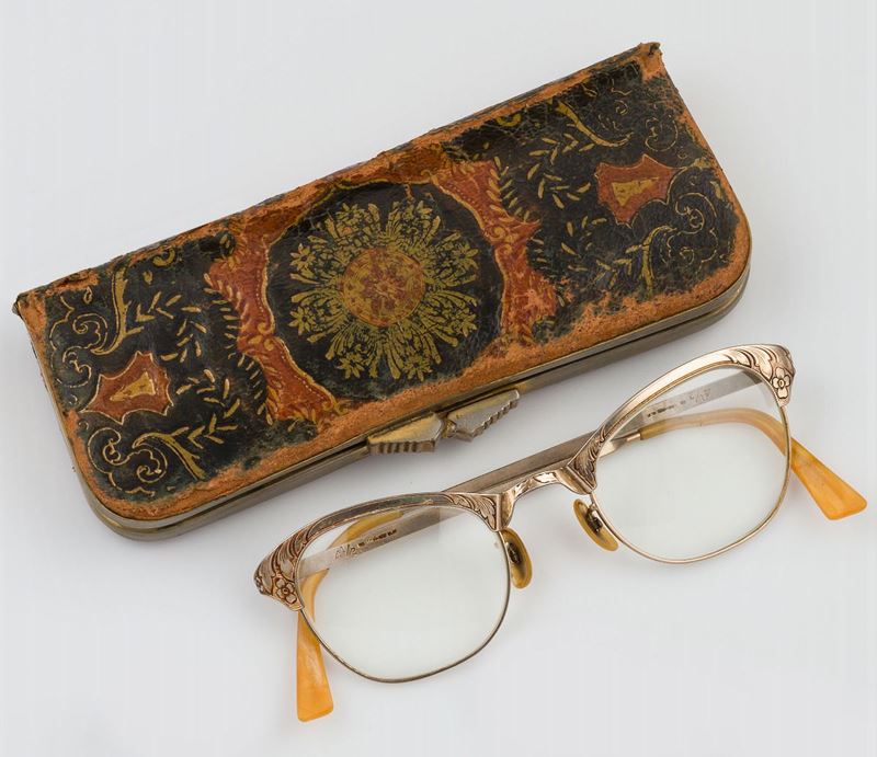 Liberty glasses. Original covered case  - Auction Fine Jewels - Cambi Casa d'Aste