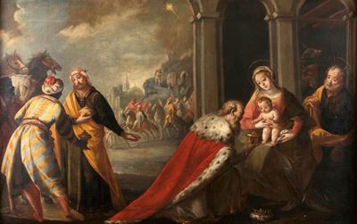 Scuola Lombarda del XVII Secoloadorazione dei Magi