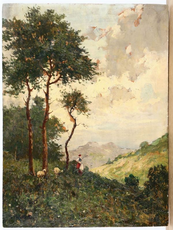 Giuseppe Buscaglione (1868 - 1928) Paesaggio