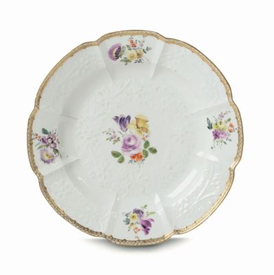 Piatto Meissen, 1750 Circa