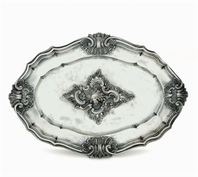 A silver tray, Genoa, 18th century  - Auction Collectors' Silvers - Cambi Casa d'Aste