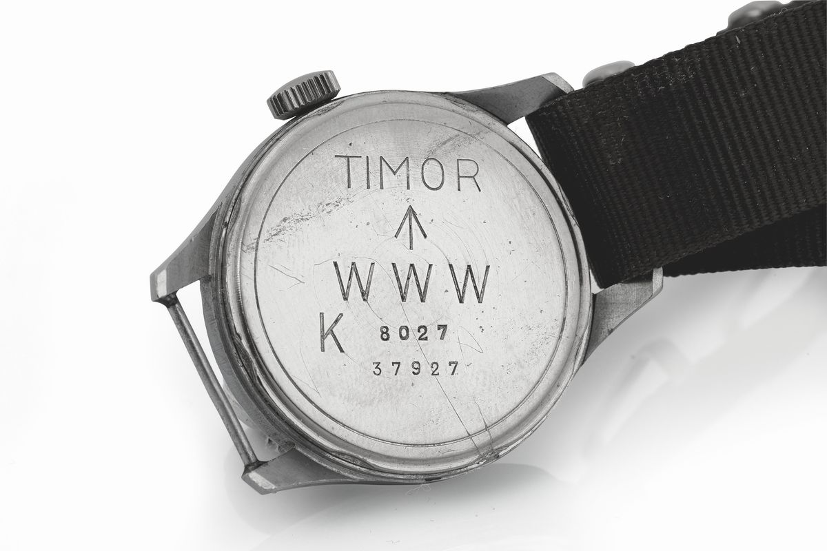 Timor, Ref. 8027. Orologio da Polso, in Acciaio, Militare. Realizzato nel 1940 Circa