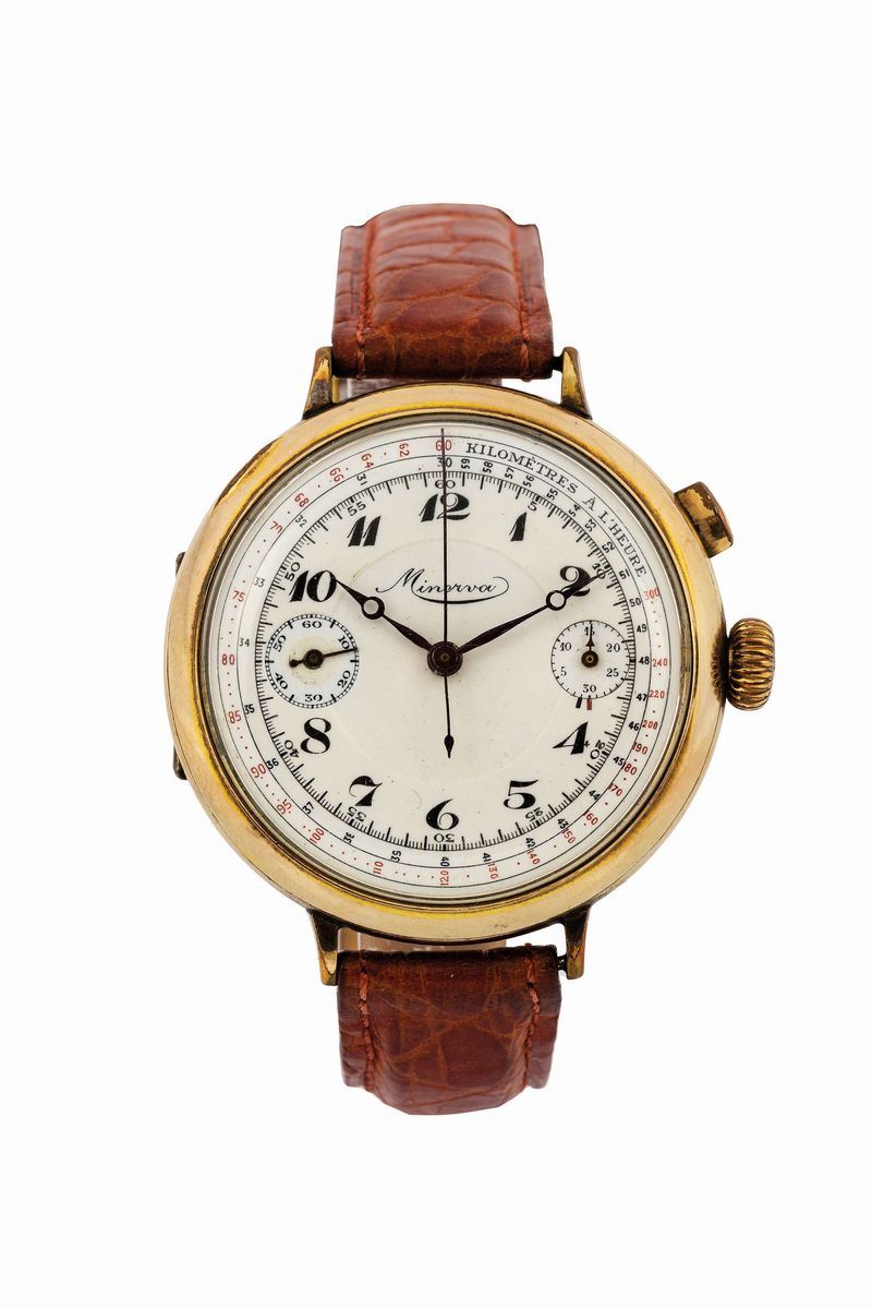 Minerva, case No. 329529.  - Auction Watches and pocket watches - Cambi Casa d'Aste