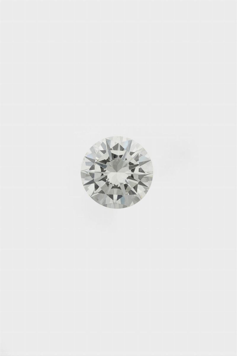 Brilliant-cut diamond weighing 3.46 carats  - Auction Fine Jewels - Cambi Casa d'Aste