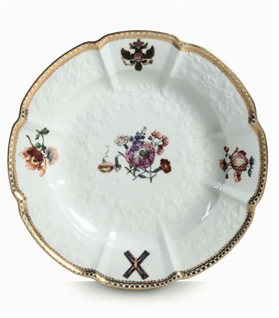 Piatto del Servizio di Sant’andrea Meissen, 1744-1745