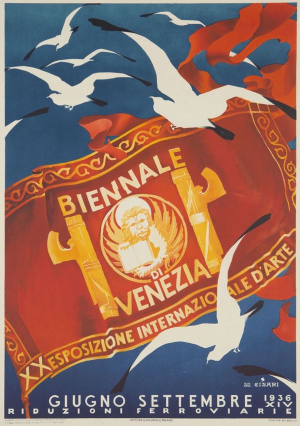 G. Cisari, Biennale di Venezia, 1936 BIENNALE DI VENEZIA, XX ESPOSIZIONE INTERNAZIONALE D’ARTE