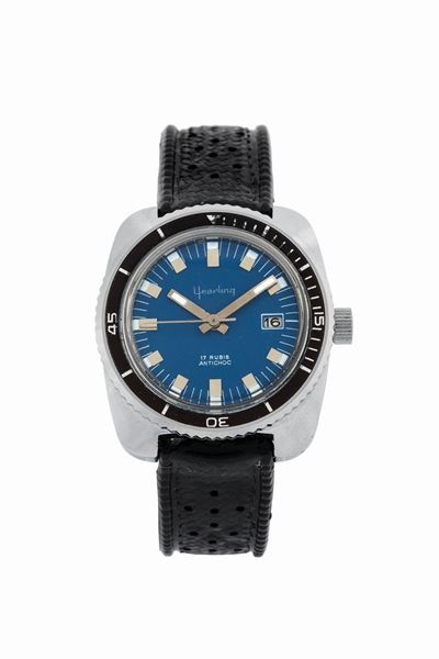 Yearling. Orologio da Polso, in Acciaio, Impermeabile con Datario. Realizzato nel 1960 Circa