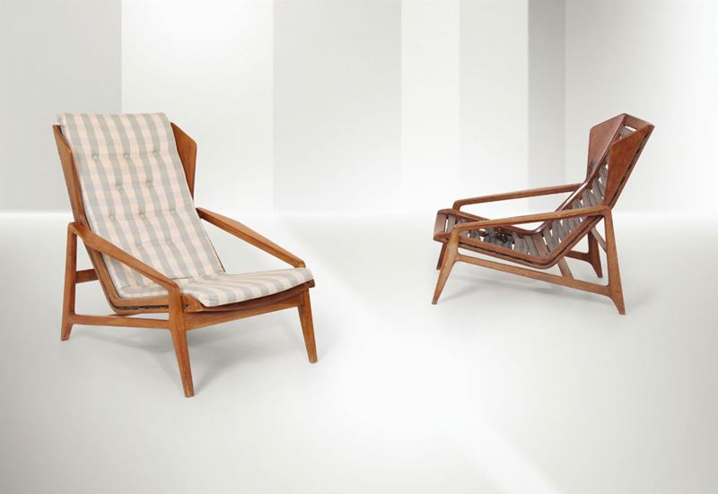 Gio Ponti, armchairs, Cassina, 1957  - Auction Fine Design - Cambi Casa d'Aste