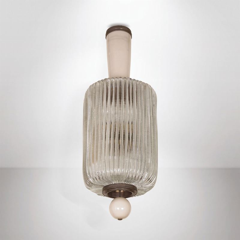 T. Buzzi, a 5265 lamp, Venini, 1936  - Auction Fine Design - Cambi Casa d'Aste