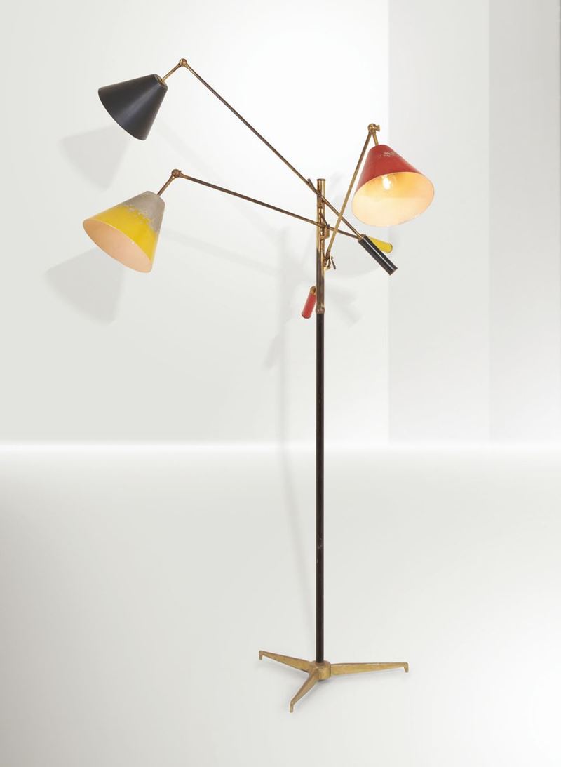 A. Lelii, a 12128 lamp, Arredoluce, 1950 ca.  - Auction Fine Design - Cambi Casa d'Aste
