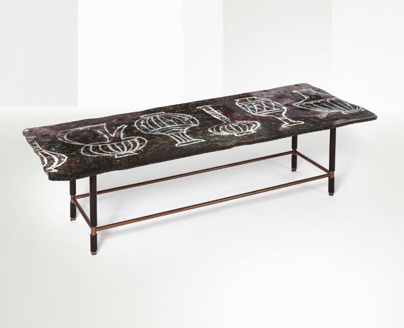 Dubé, a low table, Fontana Arte, 1960 ca.  - Auction Fine Design - Cambi Casa d'Aste