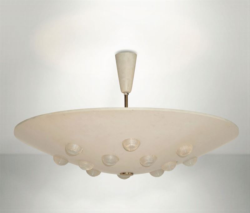 Stilnovo, a pendant lamp, Italy, 1950 ca.  - Auction Fine Design - Cambi Casa d'Aste