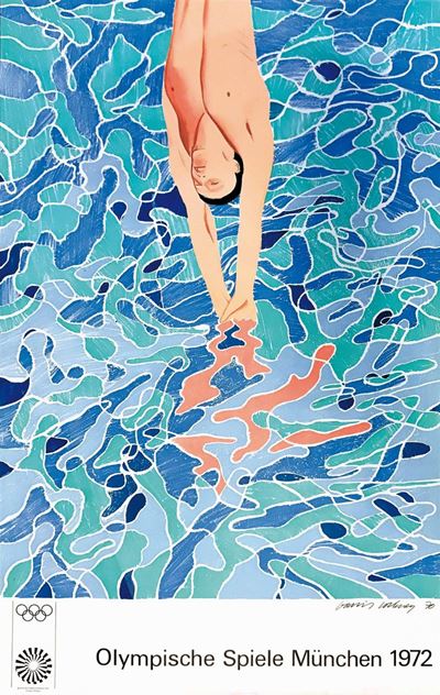 David Hockneyolympische Spiele München 1972