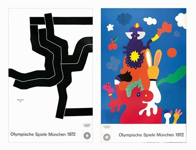 Ottmar Alt / Eduardo Chillidaolympische Spiele München 1972