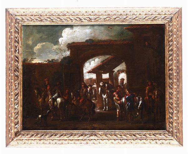 Cornelio De Wael - Cornelio De Wael (Anversa 1592 - Roma 1667), cerchia di Scene di genere