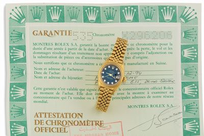 Rolex, Oyster Perpetual, Datejust, Superlative Chronometer Officially Certified , Cassa No. X2962...