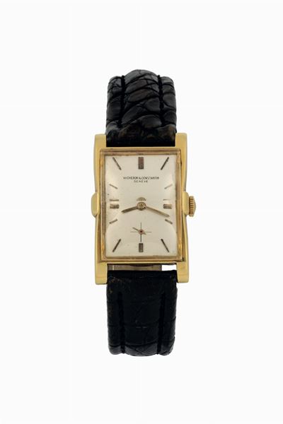 Vacheron&constantin, Genève, Cassa No. 389416, Ref. 4591. Orologio da Polso, in Oro Giallo 18k, d...