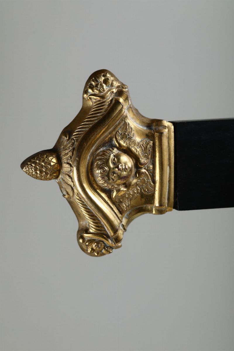 Croce da Meditazione in Legno Ebanizzato, Argento, Bronzo Fuso Cesellato e Dorato. Arte Italiana ...