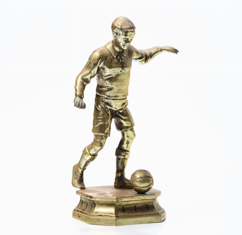 Anonimo del XX secolo Goal, 1940 circa  - Auction Rare and courious object from a roman collection | Time Auction - Cambi Casa d'Aste