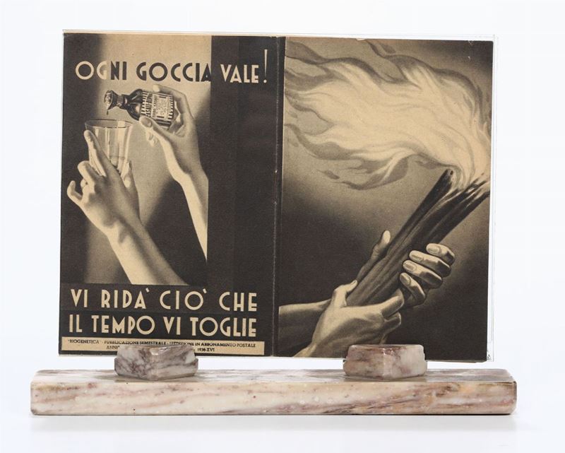 Anonimo del XX secolo Pubblicità Siero Casali  - Auction Rare and courious object from a roman collection | Time Auction - Cambi Casa d'Aste