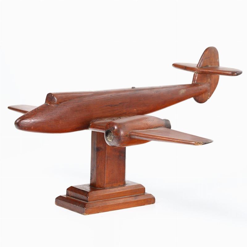Modellino di aeroplano, XX secolo  - Auction 20th Century Arts - Cambi Casa d'Aste