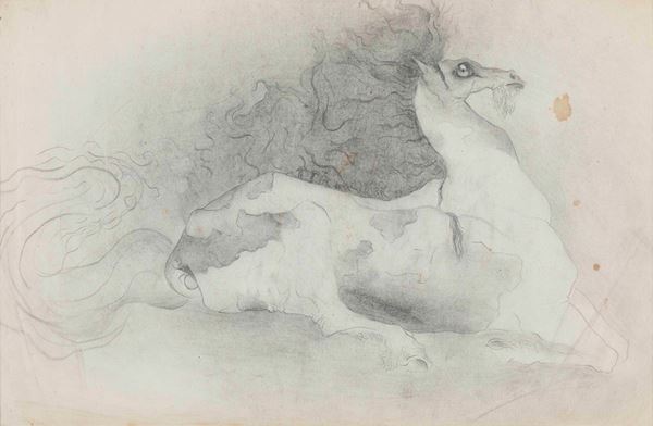 Leonora Carrington (1917-2011) Bearded Horse, 1941