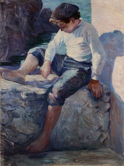 Pietro Mengarini (1869 - 1924)ritratto di Fanciullo, 1906