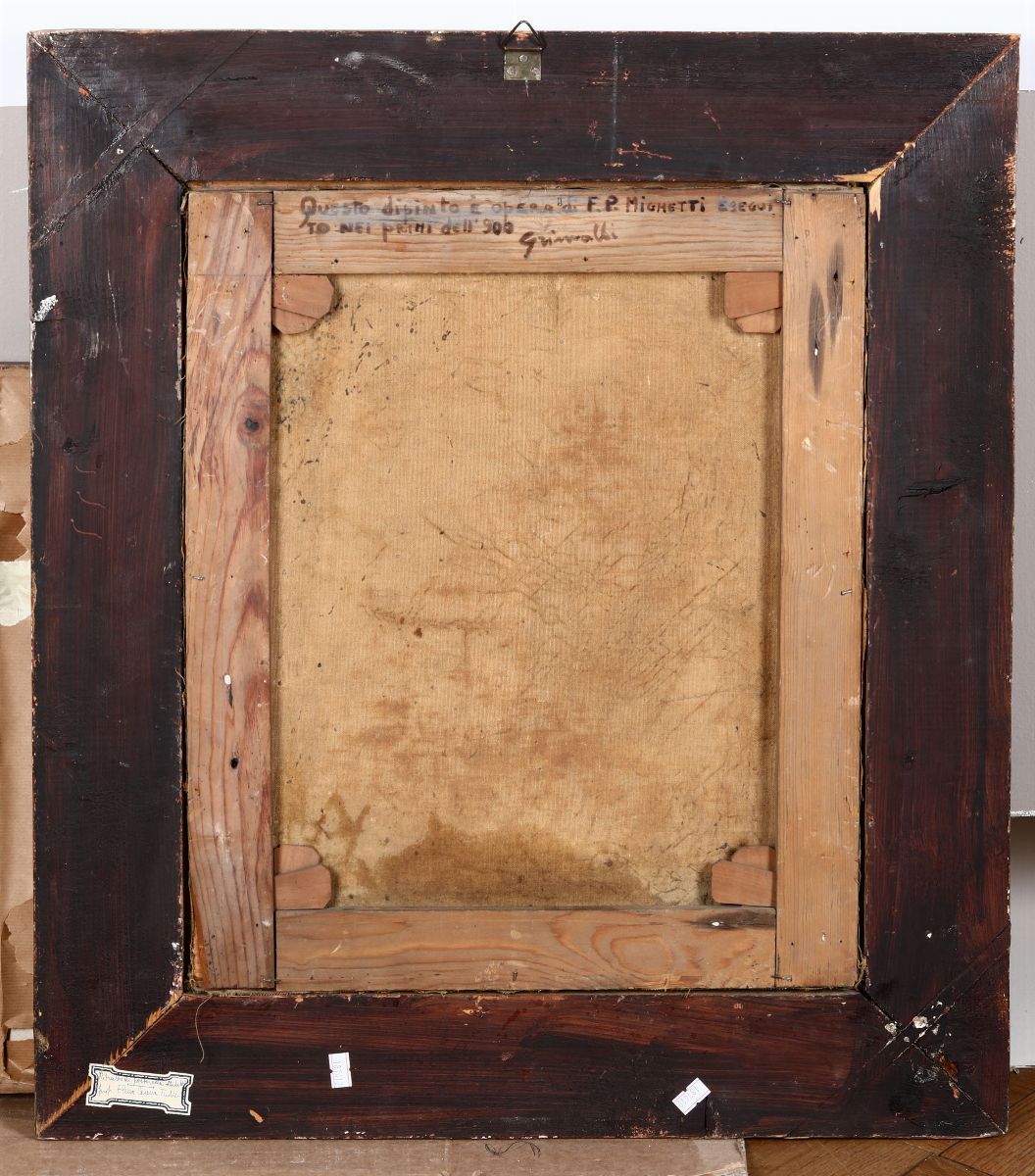 Francesco Paolo Michetti (1851 - 1929), Attribuito Afanciulla di Profilo