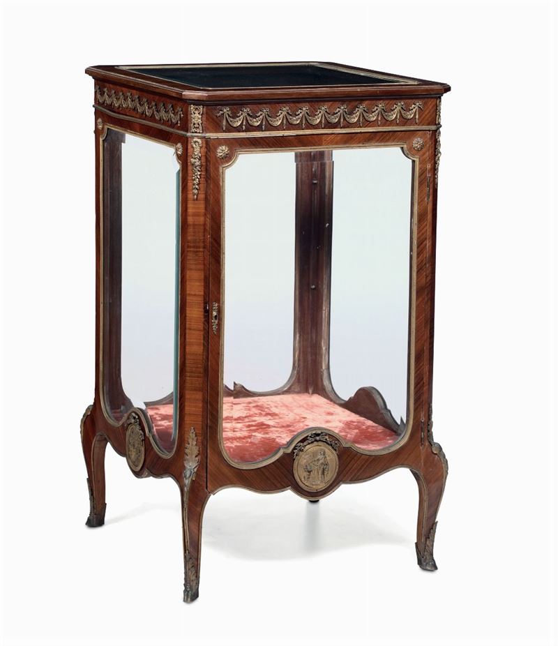 Vetrinetta Napoleone III lastronata, XIX secolo  - Auction Fine Art - Cambi Casa d'Aste