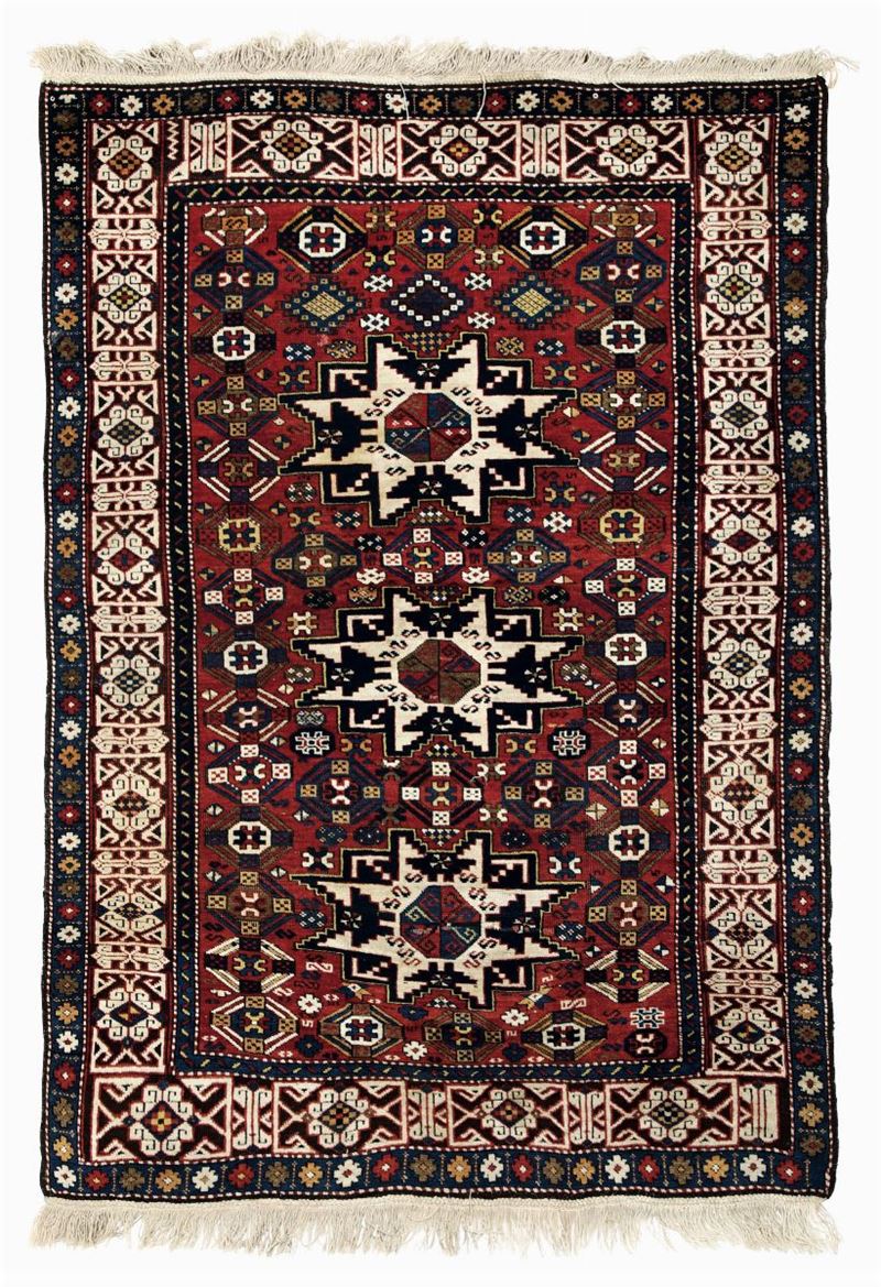 Tappeto Shirvan, Caucaso fine XIX inizio XX secolo  - Asta Antiquariato - Cambi Casa d'Aste