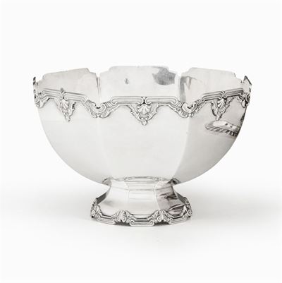 Centrotavola in Argento Argenteria Italiana del XX Secolo