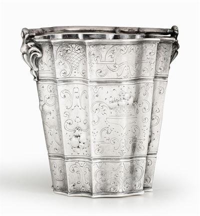 Vaso e Secchiello Porta Ghiaccio. Argenteria Artistica Italiana della Prima Metà del XX Secolo