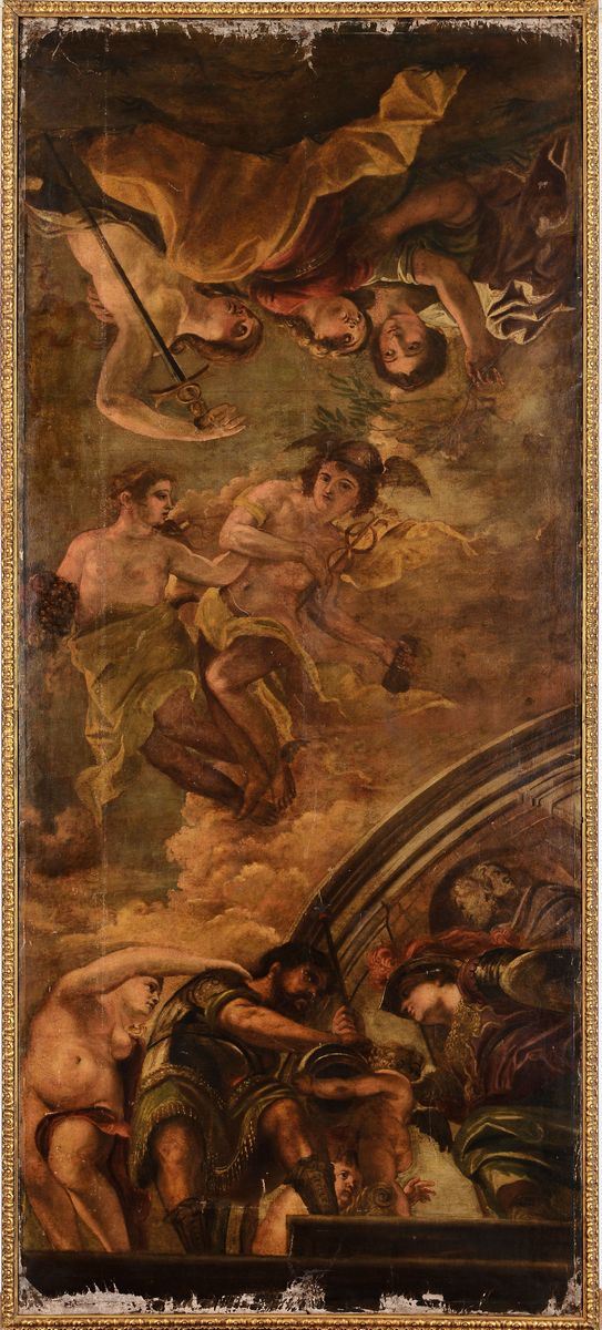 Giacinto Diano (1731-1804) Scena allegorica con Mercurio  - Asta Fine Art - Cambi Casa d'Aste