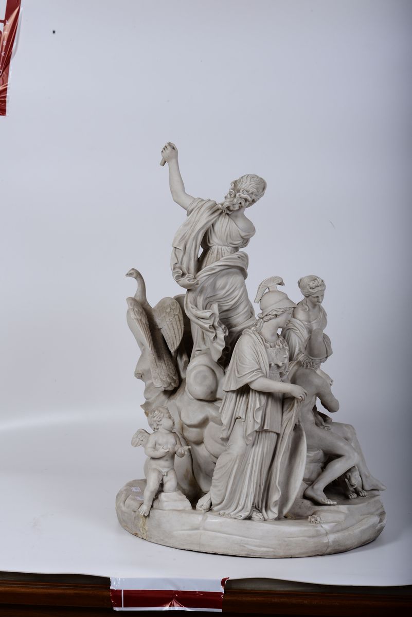 Gruppo “giudizio di Paride” Napoli, Real Fabbrica Ferdinandea, 1800-1806 Circa Modello di Filippo...