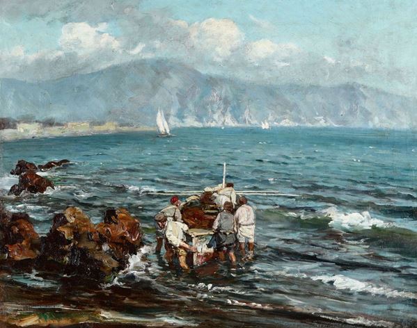 Carmine Giardiello (1871 - 1916), attr. Marina di Napoli