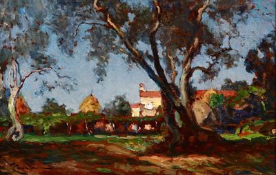 Ludovico Cavaleri (1867-1942), Attr.paesaggio