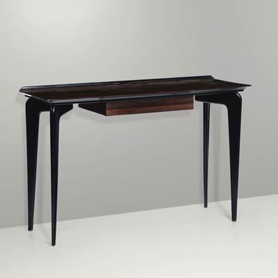 Consolle in Legno Ebanizzato e Legno.