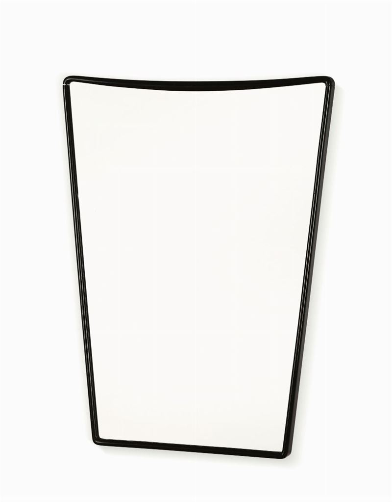 Specchio con profilo in legno.  - Auction Design - Cambi Casa d'Aste