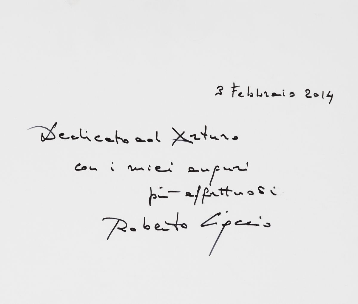 Roberto Ciaccio (1951-2014)preludio, 2010