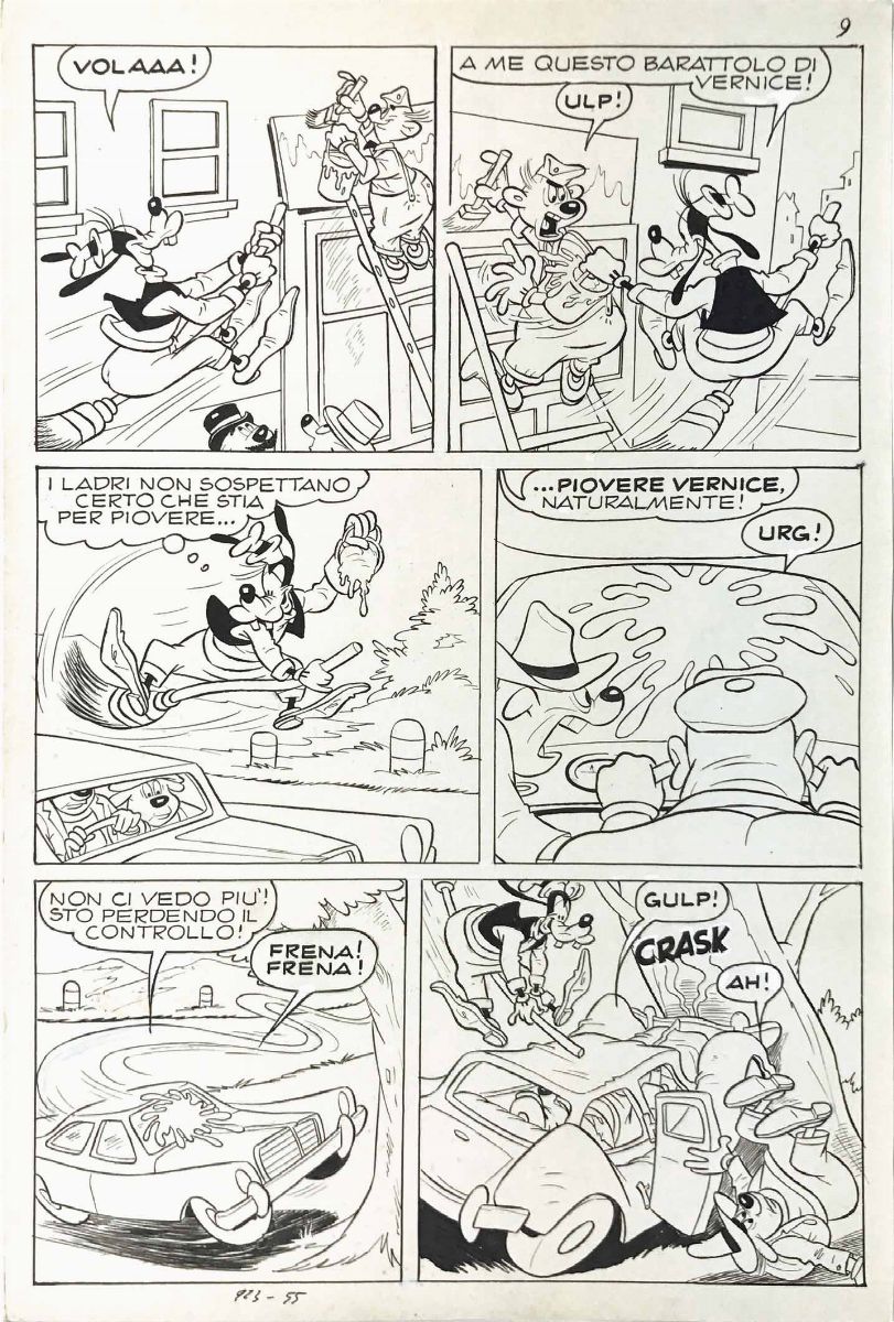 Pier Lorenzo De Vita (1909-1990)pippo e la Ramazza Pazza