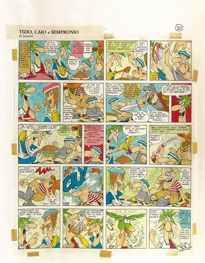 Benito Jacovitti (1923-1977)tizio Caio e Sempronio