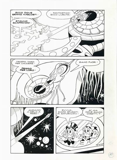 Luciano Bottaro (1931 – 2006)paperino e il Ritorno di Rebo