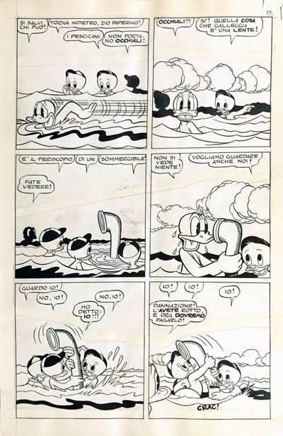 Giovanni Battista Carpi (1927 – 1999)paperino e gli Abissi D’oro