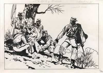 Attilio Micheluzzi (1930 – 1990)garibaldi Ferito Sull’aspromonte