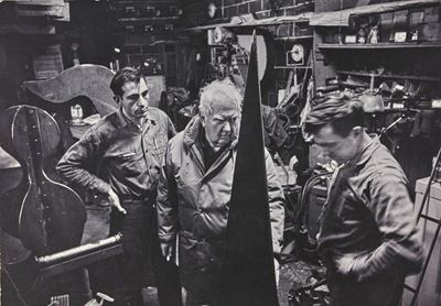 Inge Morath (1923-2002)alexander Calder, Waterbury Foundry, 1964