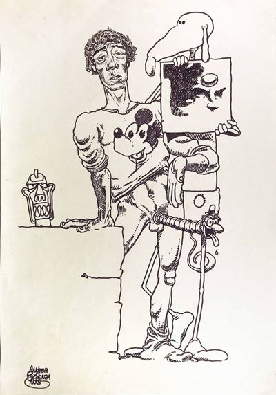 Andrea Pazienza (1956- 1988)grande Illustrazione