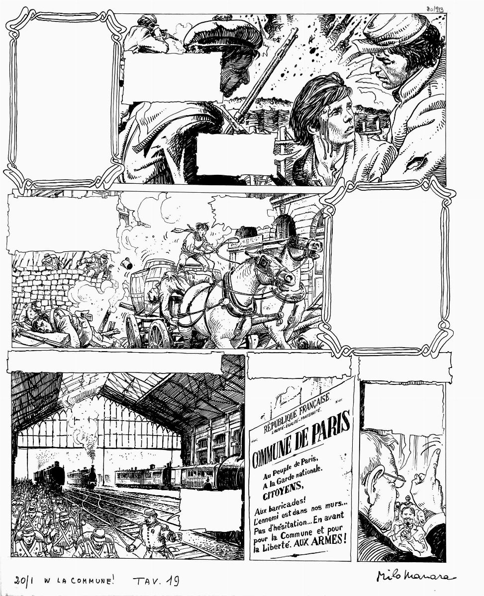 Milo Manara (1945)histoire De France En Bande Dessineé: « Vive la Nation ! »