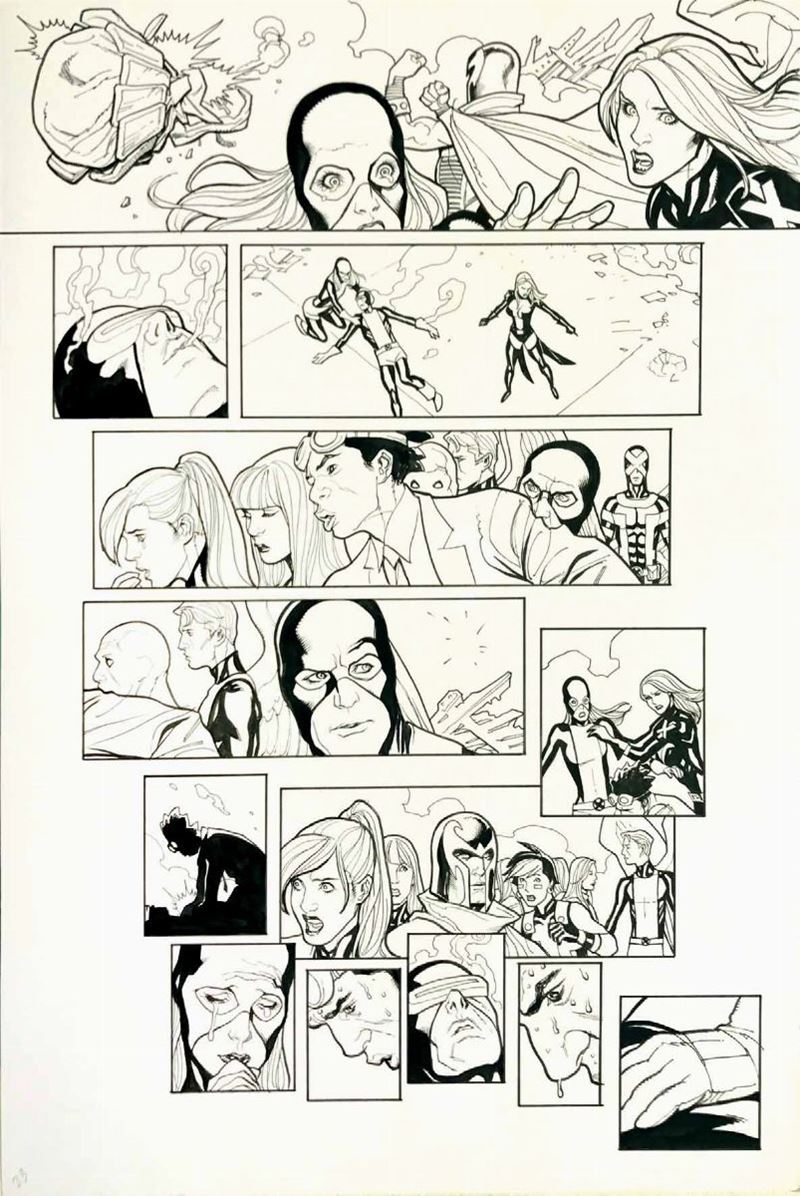 Frank Cho (1971) X-men the battle of the Atom #1  - Asta I Maestri del Fumetto e dell'Illustrazione - Cambi Casa d'Aste
