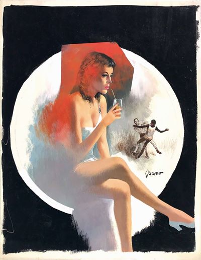 Carlo Jacono (1929 - 2000)coplan Apre il Fuoco di Paul Kenny